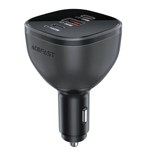 Acefast B14 car charger 165W 2x USB-C 1x USB-A - black - Cell phone USB charger<<<HurtelXML