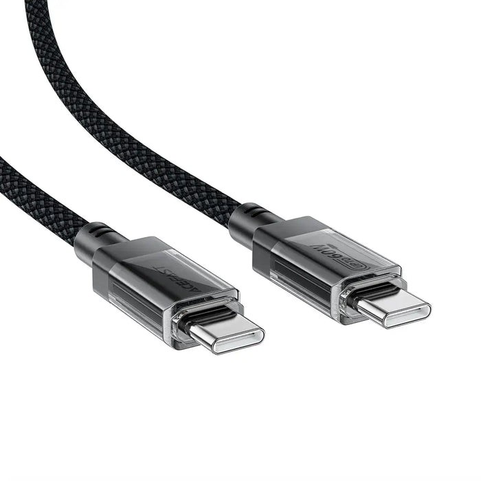 Acefast C12 USB-C / USB-C PD cable 60W 480Mb/with nylon braid - black - Cell phone cables<<<HurtelXML