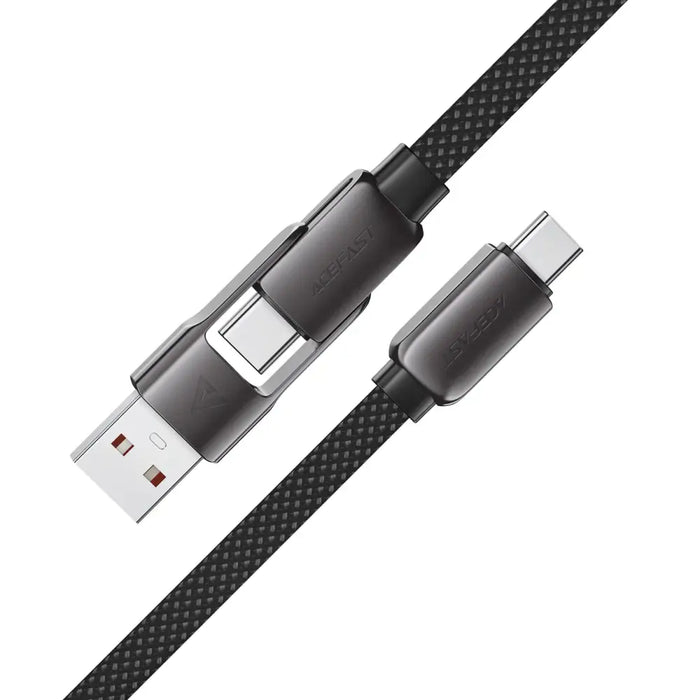 Acefast C13-05 USB-C - USB-A / USB-C Cable 480Mb/s 3A 0.2m - Black - *Temporary category<<<HurtelXML