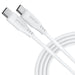 Acefast C3-03 USB-C - USB-C PD QC cable 60W 3A 480Mb/s 1.2m - white - Cell phone cables<<<HurtelXML