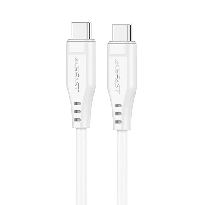 Acefast C3-03 USB-C - USB-C PD QC cable 60W 3A 480Mb/s 1.2m - white - Cell phone cables<<<HurtelXML