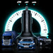 Acefast car charger 101W 2x USB Type C / USB PPS Power Delivery Quick Charge 4.0 AFC FCP black (B5) - Cell phone USB