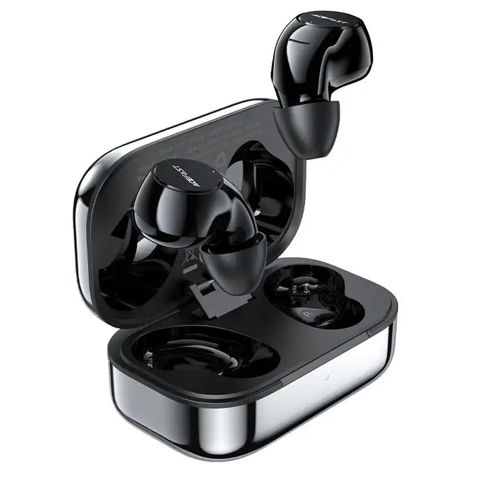 Acefast gaming in-ear wireless headphones TWS Bluetooth 5.2 cVc 8.0 aptX SBC AAC 65ms delay waterproof IPX4 silver (T7