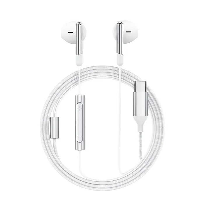 Acefast L3 Wired USB-C Headphones with Microphone - White - Headphones and speakers<<<HurtelXML