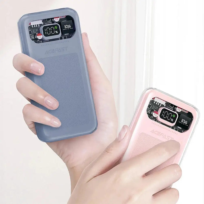 Acefast powerbank 10000mAh Sparkling Series fast charging 30W gray (M1) - Powerbanks<<<HurtelXML