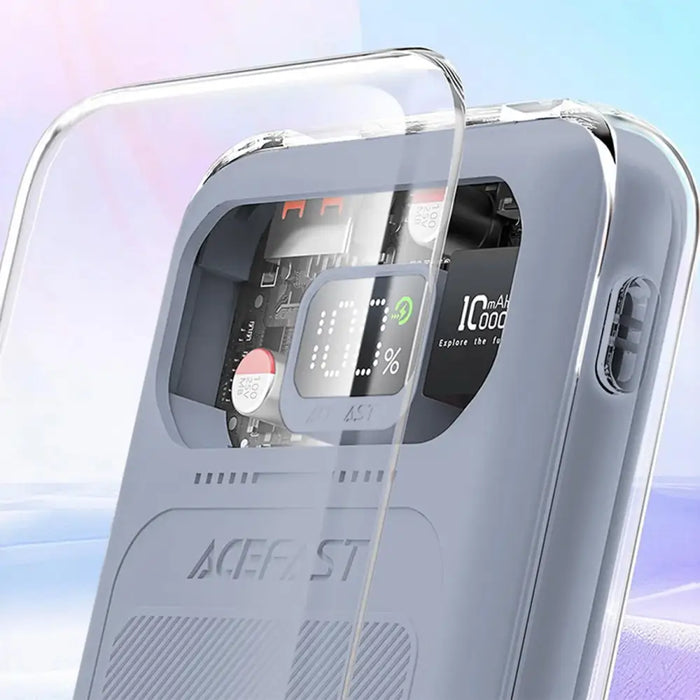 Acefast powerbank 10000mAh Sparkling Series fast charging 30W gray (M1) - Powerbanks<<<HurtelXML
