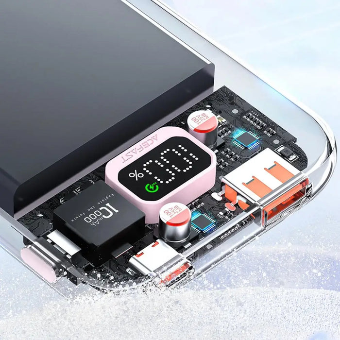 Acefast powerbank 10000mAh Sparkling Series fast charging 30W gray (M1) - Powerbanks<<<HurtelXML