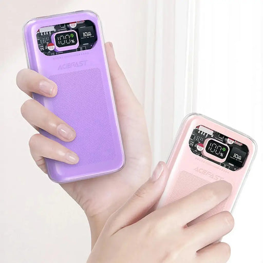 Acefast powerbank 10000mAh Sparkling Series fast charging 30W purple (M1) - Powerbanks<<<HurtelXML