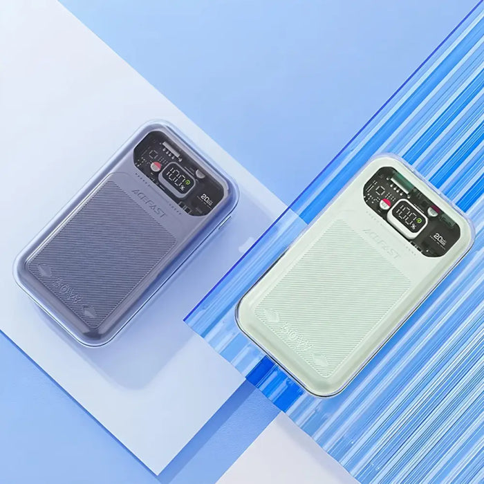 Acefast powerbank 20000mAh Sparkling Series fast charging 30W green (M2) - Powerbanks<<<HurtelXML