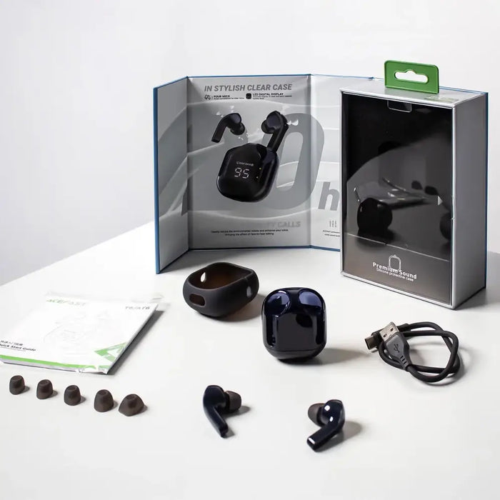 Acefast T6 TWS Bluetooth In-Ear Wireless Headphones - Green - Headphones and speakers<<<HurtelXML