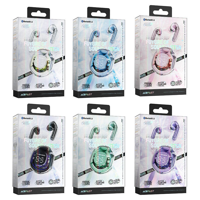 Acefast T8 TWS Bluetooth Wireless Headphones - Pink