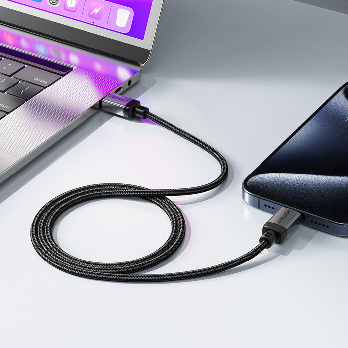 Acefast C20-03 USB-C Cable - USB-C 480Mb/s 3A 1.2m - Black