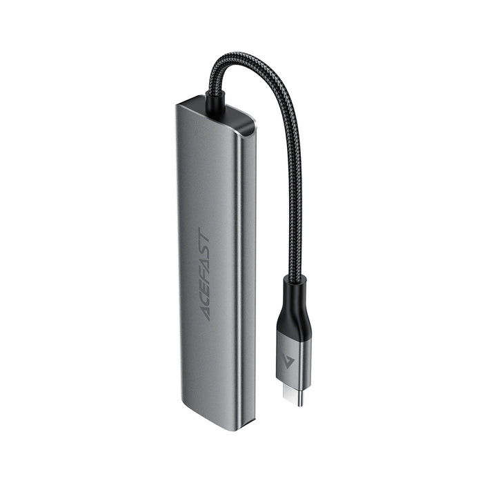 Acefast J16 USB Hub USB-C 5-in-1 HDMI 4K 60Hz PD90W Docking Station - Gray