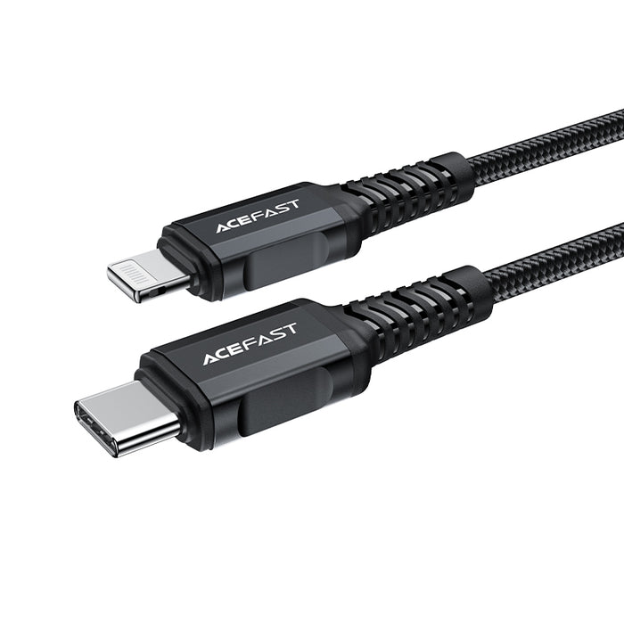 Acefast C4-01 Lightning - USB-C PD cable 30W 3A 480Mb/s 1.8m - black