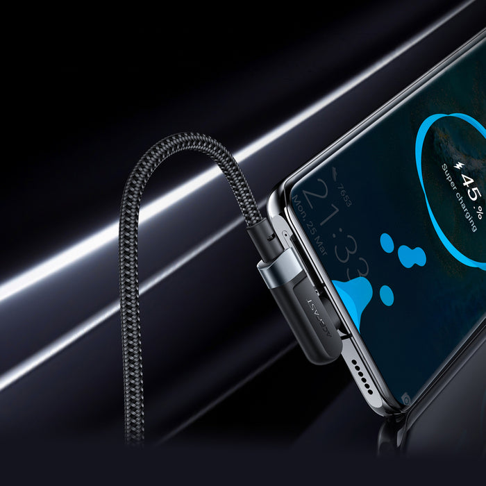 Acefast C5-03 Black USB-C - USB-C PD QC cable 100W 5A 480Mb/s 2m - black