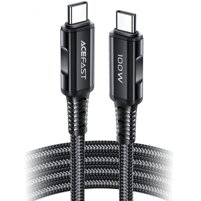 Acefast C4-03 Black USB-C - USB-C PD QC cable 100W 5A 480Mb/s 2m - black