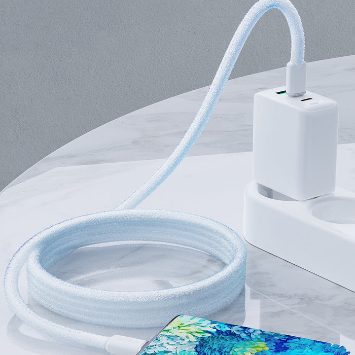 Acefast C2-03-CC USB-C - USB-C PD QC cable 60W 3A 480Mb/s 1.2m - white