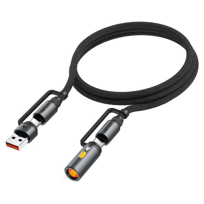 Acefast USB/USB-C to Type-C Cable with Cigarette Lighter Adapter, 1.2m