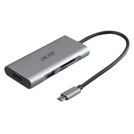 Acer 7in1 Type C dongle: 1 x HDMI 3 x USB3.2 1 x SD/TF 1 x PD Up to 5Gbps Data transmission speed - Accessories<<<ACER