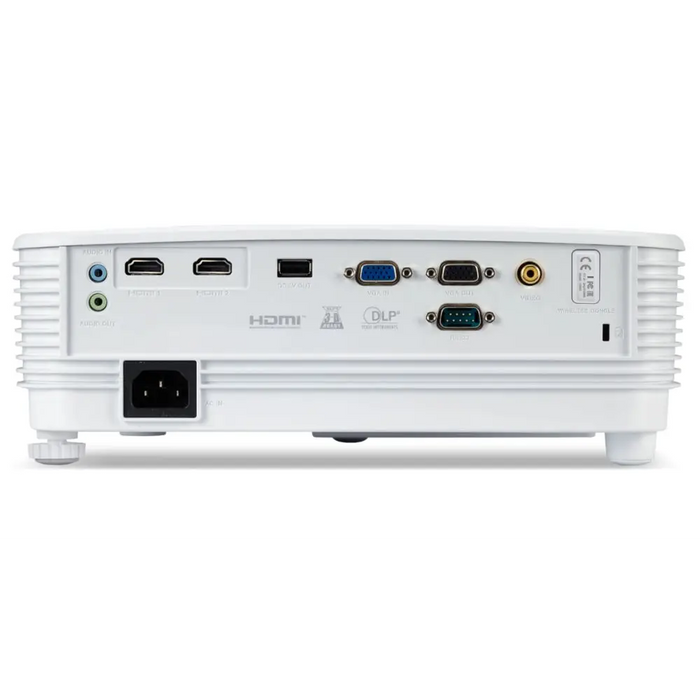 Acer Projector P1257i DLP XGA (1024x768) 4800 ANSI LUMENS 20000:1 2x HDMI RCA Wireless dongle included Audio in/out VGA