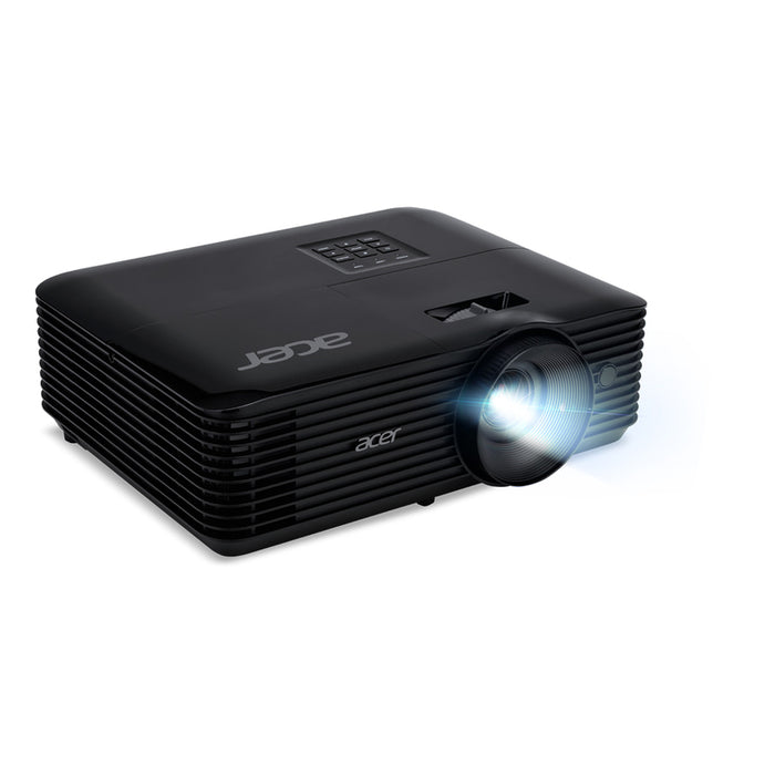 Acer Projector X119H, DLP, SVGA (800x600), 4800 ANSI Lumens, 20 000:1, 1.1x, 3D ready, HDMI 1.4, VGA, DC Out (5V/2A, USB-A), RCA, Audio in, Speaker 3W, Bluelight Shield, Sealed Optical Engine, LumiSense, 2.7kg, 2Y, Black