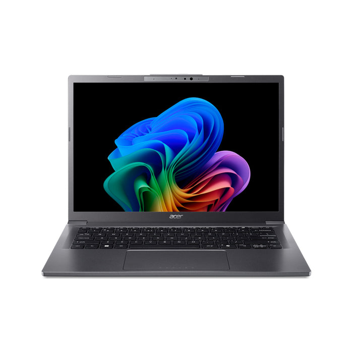 Ultrabook ACER Aspire 14 AI A14-52M-578N NX.J8LEX.008 14.0 ", INTEL CORE ULTRA 5 226V, RAM 16 GB, SSD 512 GB, INTEL ARC GRAPHICS 130V, WINDOWS 11, STEEL GRAY