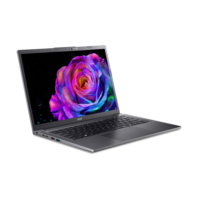 Ultrabook ACER Aspire 14 AI A14-52M-578N NX.J8LEX.008 14.0 ", INTEL CORE ULTRA 5 226V, RAM 16 GB, SSD 512 GB, INTEL ARC GRAPHICS 130V, WINDOWS 11, STEEL GRAY