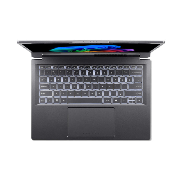 Ultrabook ACER Aspire 14 AI A14-52M-578N NX.J8LEX.008 14.0 ", INTEL CORE ULTRA 5 226V, RAM 16 GB, SSD 512 GB, INTEL ARC GRAPHICS 130V, WINDOWS 11, STEEL GRAY