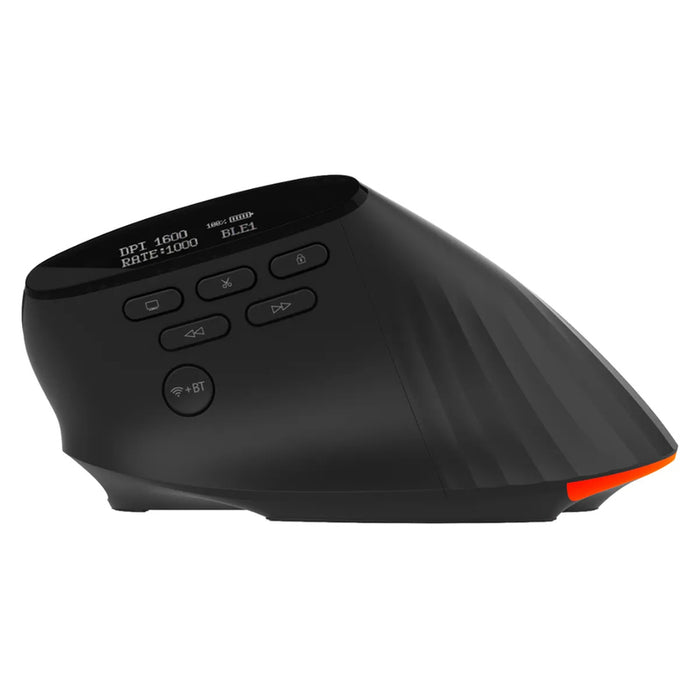 Acer Smart Fit Wireless Mouse, RF 2.4 GHz dongle, Bluetooth 5.0, Wired , 10 Buttons, DPI 8000, 90g , Black with RGB strip