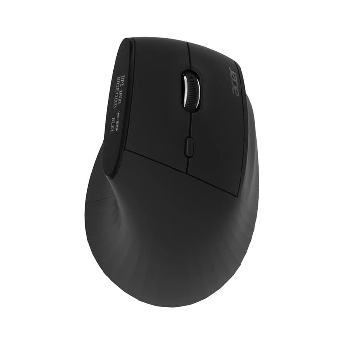 Acer Smart Fit Wireless Mouse, RF 2.4 GHz dongle, Bluetooth 5.0, Wired , 10 Buttons, DPI 8000, 90g , Black with RGB strip