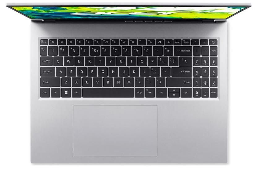 Acer Aspire Go 16, AG16-71P-55H3, Intel Core 5 120U (up to 5.00GHz, 12MB), 16" WUXGA(1920x1200) IPS 120Hz, 1*16GB DDR5 (1 slot free), 512GB PCIe NVMe SSD, Intel UMA, FHD Cam,TMP,WiFi 6, BT 5.1, Backlit Kbd, No OS, Pure Silver