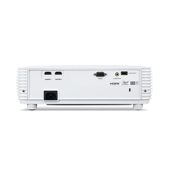 Acer Projector H6815BD, DLP, 4K UHD (3840 x 2160), 4000 ANSI Lumens, 10 000:1, 1.1x, HDR Comp., HDMI 2x2.0, DC Out (5V/1A, USB-A), USB(Type A), RS232, Audio Out, Blu-Ray 3D support, Auto Keystone, Speaker 3W, Bag, 2.88Kg, 2Y, White