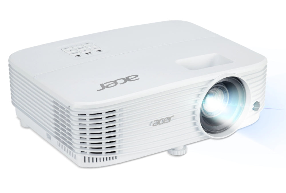Acer Projector P1257i DLP, XGA (1024x768), 4800 ANSI LUMENS, 20000:1, 2x HDMI, RCA, Wireless dongle included, Audio in/out, VGA in/out, RS-232,Bluelight Shield, LumiSense, Built-in 10W Speaker, 2.4kg, White