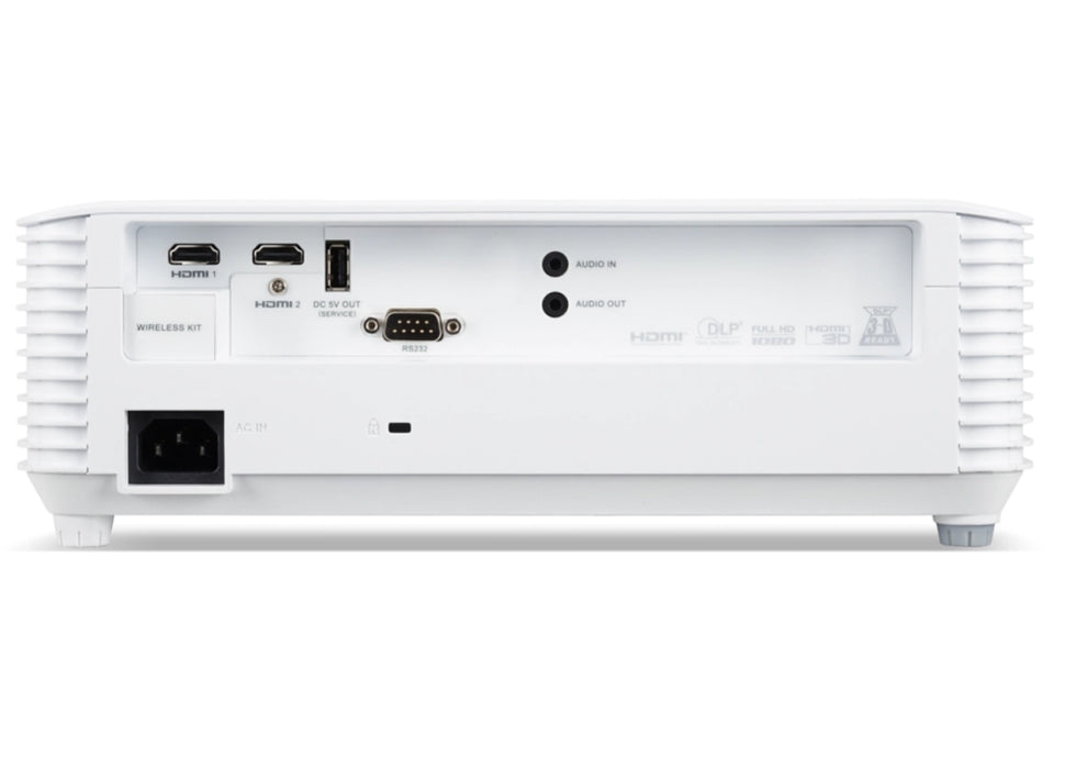 Acer Projector X1528Ki, DLP, 1080p (1920x1080), 5200Lm, Wireless dongle included, DLP, 10000:1, 3D, HDMI, USB, RGB,  RS232, DC Out (5V/1A), 3W Speaker, 2.9Kg