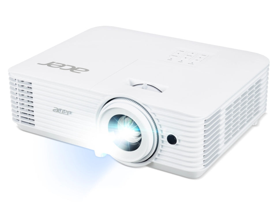 Acer Projector X1528Ki, DLP, FHD (1920x1080), 5200 ANSI Lumens, 17 000:1, 1.1x, 3D ready, HDMI 1.4x2, USB 2.0 (Type A), DC Out (5V/1.5A, USB-A), RS232, RGB, Speaker 3W, Wireless dongle included, 2.9Kg, 2Y, White