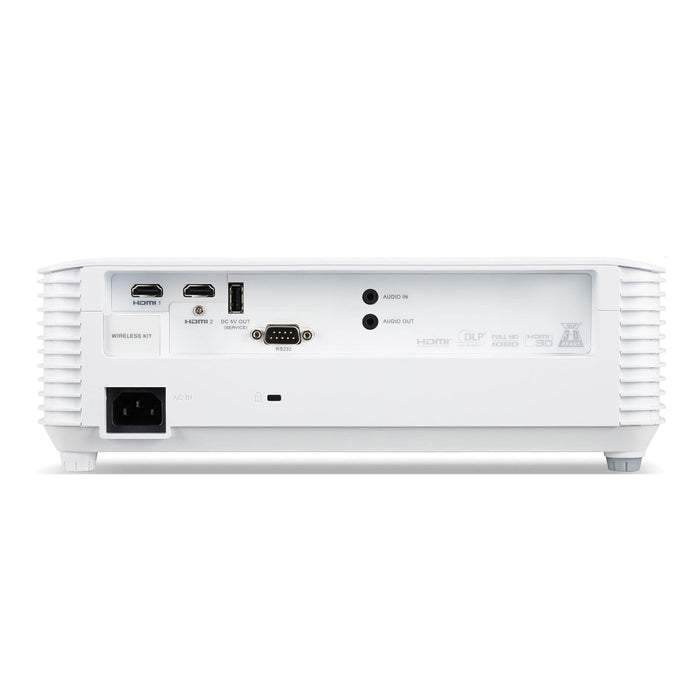 Acer Projector H6546Ki, DLP, 1080p (1920x1080), 5200 ANSI Lm, 10 000:1, 3D, 24/7 operation, Auto Keystone, DC power on, 2xHDMI, RS232, Audio in/out, WiFi (kit incl.), Bag, 1x3W, 2.95Kg, White
