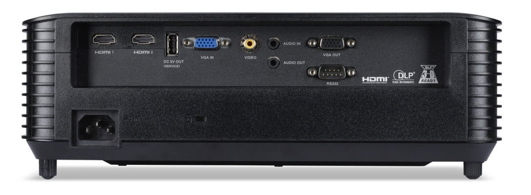 Acer Projector X1328, DLP, WXGA (1280 x800), 5000 ANSI Lumens, 20 000:1, 1.1x, 3D ready, HDMI 1.4x2, VGA in/out, DC Out (5V/1.5A, USB-A), RCA, RS232, Audio in/out, Auto keystone, Speaker 3W, 2.7kg, 2Y, Black