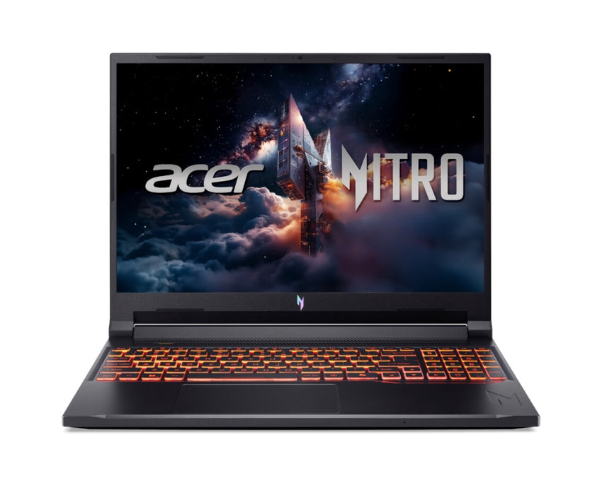 Acer Nitro V16, Intel  Core 9 270H(14C/20T, up to 5.80 GHz, 24MB),16" WQXGA (2560X1600) IPS 180Hz, 16GB DDR5, (1 slot free), 1000GB PCIe NVMe SSD, RTX 5070 8GB GDDR7 , WiFi 6, BT.5.2, HD Cam, Micro SD card, KB Backlit, Linux , Shale Black