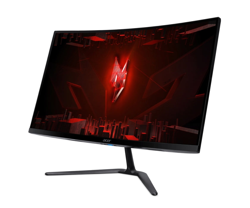 Acer Nitro ED270RS3bmiipx, 27" Curved 1500R, VA, Anti-Glare, FHD 1920x1080, ZeroFrame, FreeSync Premium, 180Hz, 1ms, 100M:1, 250 cd/m2, 1xDP, 2xHDMI, HDR 10, Speakers 2Wx2, Audio in/out, VESA, Tilt, Acer Display Widget, Black