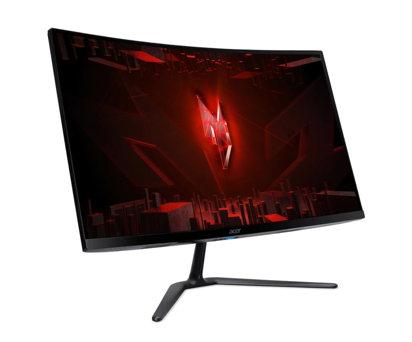 Acer Nitro ED270RS3bmiipx, 27" Curved 1500R, VA, Anti-Glare, FHD 1920x1080, ZeroFrame, FreeSync Premium, 180Hz, 1ms, 100M:1, 250 cd/m2, 1xDP, 2xHDMI, HDR 10, Speakers 2Wx2, Audio in/out, VESA, Tilt, Acer Display Widget, Black