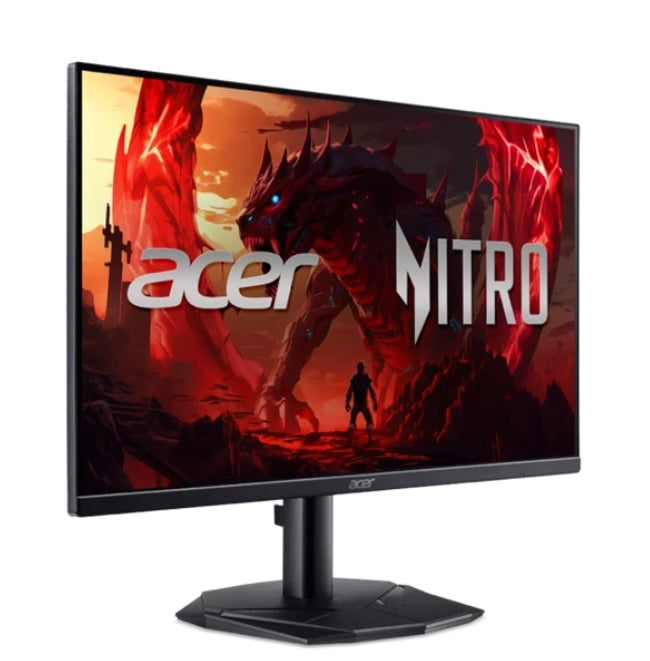 Acer Nitro KG270P0bi, 27'' FHD (1920x1080), VA, 144Hz, 100M:1, 250nits, 4ms (GTG)/1ms(VRB), 99% sRGB, FreeSync, VGA, HDMI, VisionCare 1.0, BlueLight Shield, ZeroFrame, Tilt, Vesa, Energy star, Energy Class D, Black, 2Y