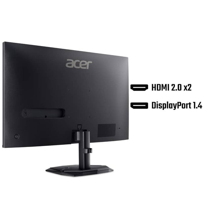 Acer Nitro KG240YW3bmiipx, 23.8'', FHD (1920X1080) IPS, ZeroFrame, FreeSync Premium 240Hz, 1ms/0.5ms GTG, 100M:1, 250nits, 99% sRGB, 2xHDMI, DP, Audio out, Speakers, Tilt, Vesa, Black