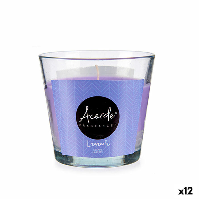 Scented Candle Acorde Lavendar 120 g (12 Units)