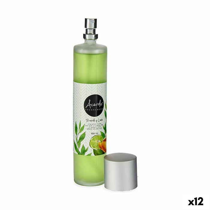 Air Freshener Spray Acorde Green Tea 100 ml (12 Units)