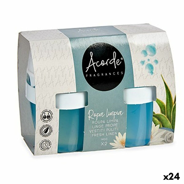 Air Freshener Set Acorde Clean Clothes Gel (24 Units)