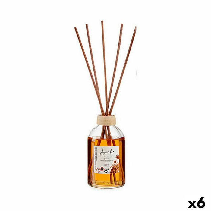 Perfume Sticks Acorde Cinnamon 100 ml (6 Units)