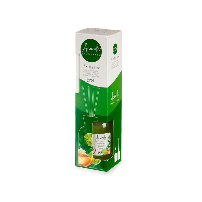Perfume Sticks Acorde Lime Green Tea 100 ml (12 Units)