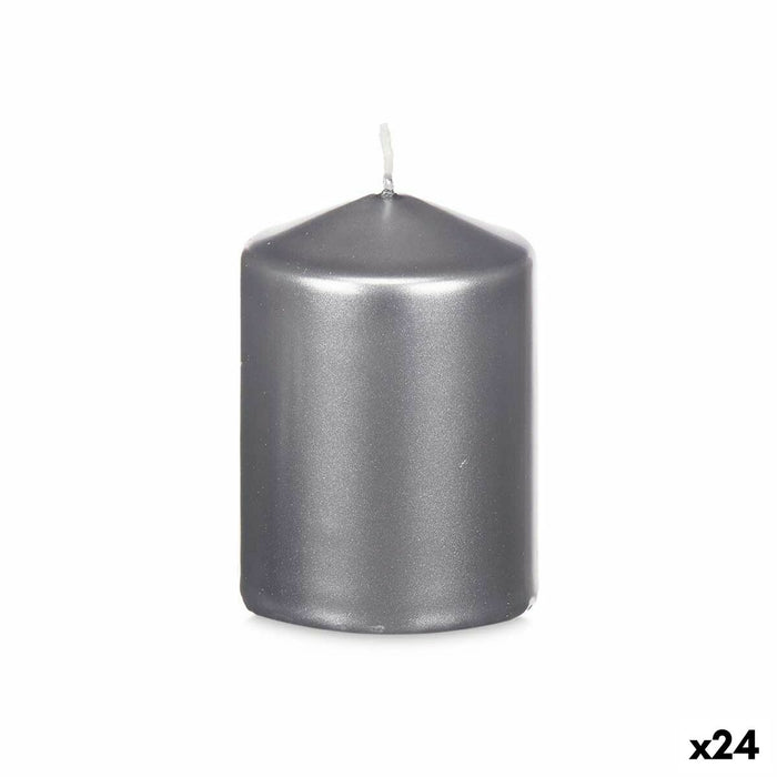Candle Acorde Silver 7 x 10 x 7 cm (24 Units)