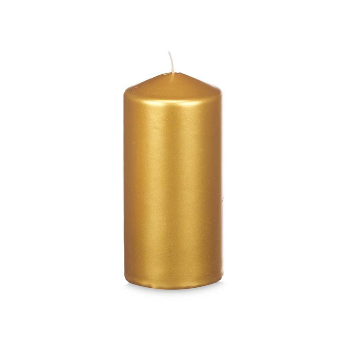 Candle Acorde Golden 7 x 15,5 x 7 cm (12 Units)