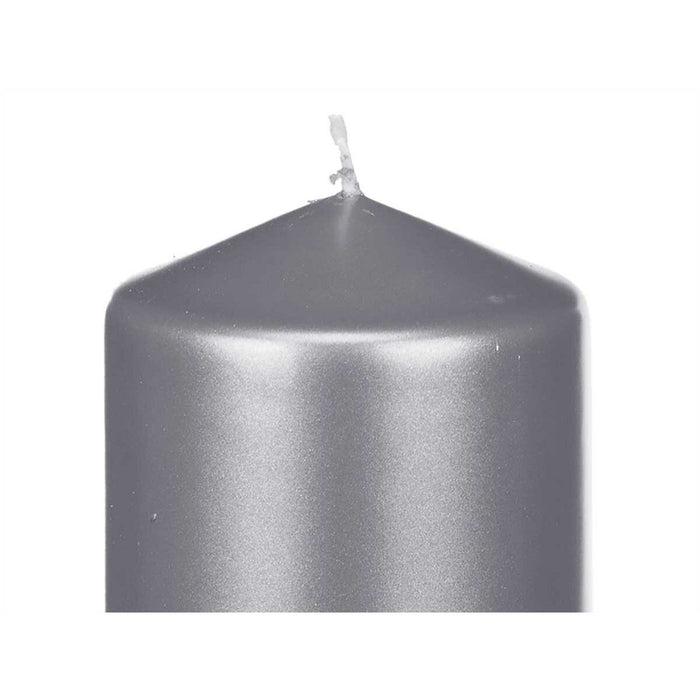 Candle Acorde Silver 7 x 20 x 7 cm (12 Units)